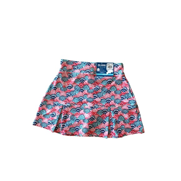 Reel Legends Dresses & Skirts - Reel Legends Reel-Tec Shell Print Performance Skort Pink Blue UPF 50 S Coastal